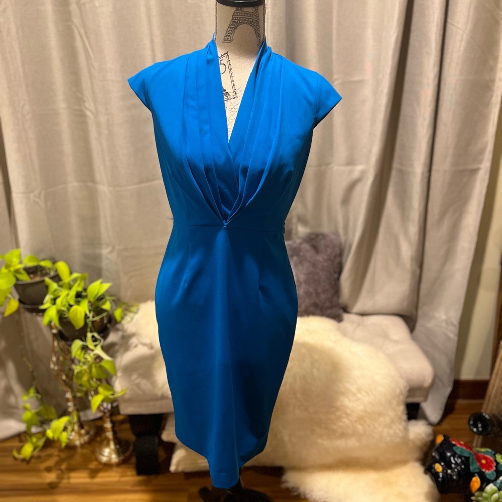 Calvin Klein Blue Sheath Dress